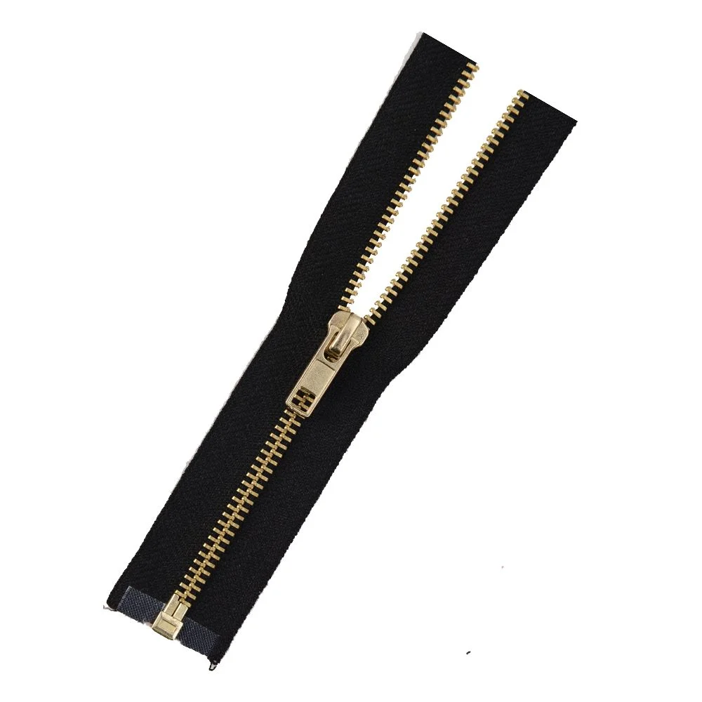 Brass zipper